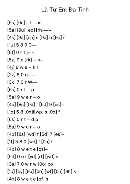 Là Tự Em Đa Tình