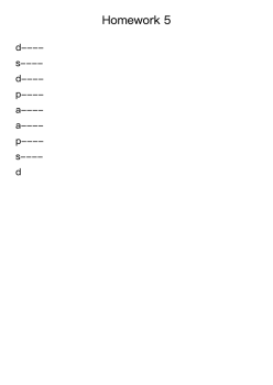 Homework 5