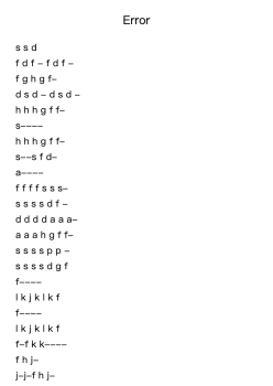 Error