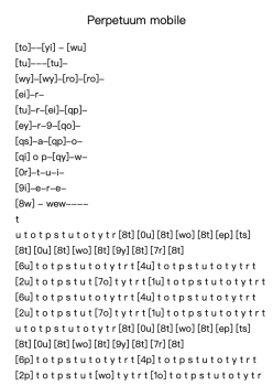 Perpetuum Mobile