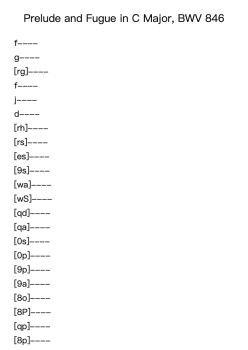 Prélude and Fugue in C Major, BWV 846