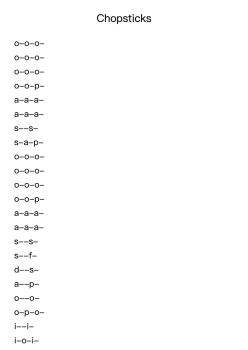 The Celebrated Chop Waltz