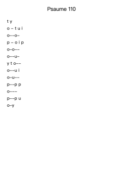 Psaume 110