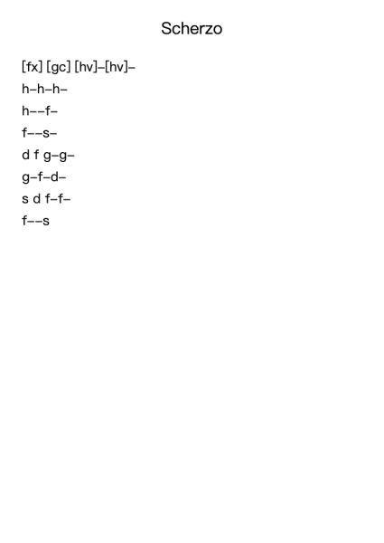 Scherzo