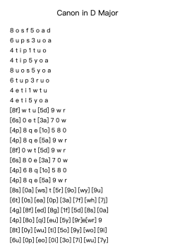 Canon in D Major, P. 37