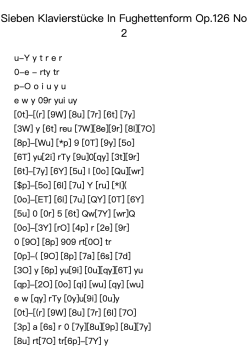 Sieben Klavierstücke in Fughettenform, Op. 126: No. 2