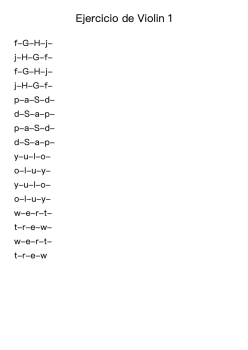 Ejercicio de Violin 1