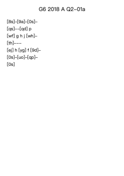 G6 2018 A Q2-01a