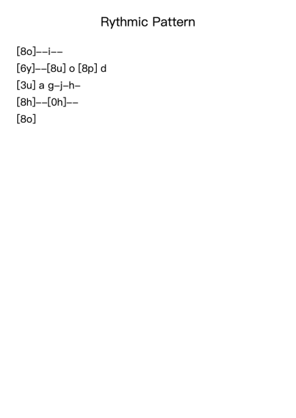 Rythmic Pattern