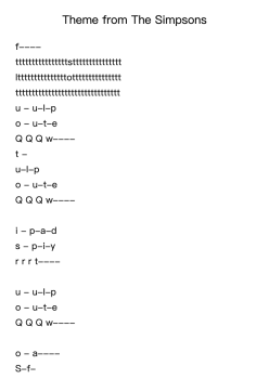Theme from The Simpsons