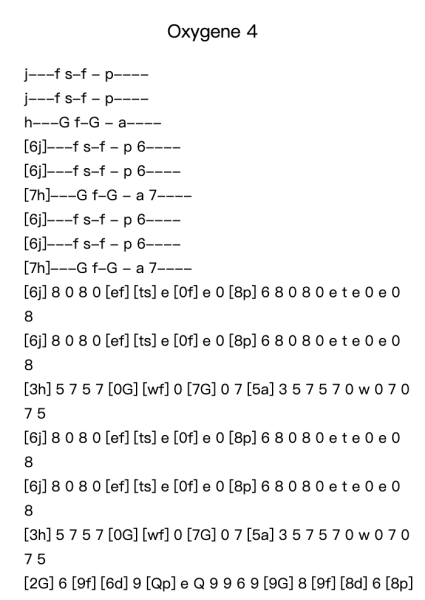 Oxygene 4