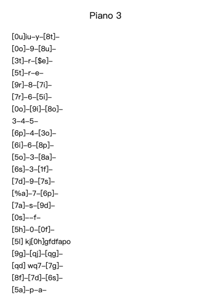 Piano 3