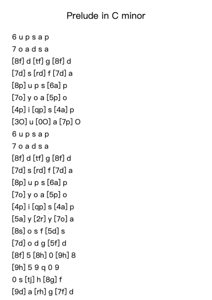 Prelude in C Minor