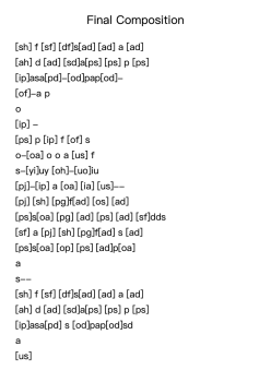 Final Composition