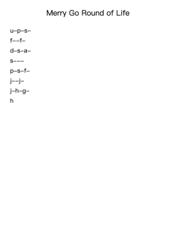 Merry-Go-Round of Life
