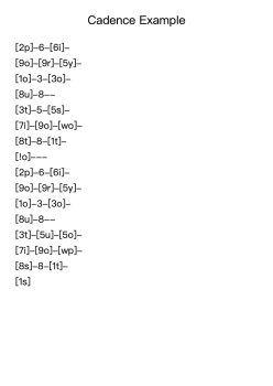 Cadence Example