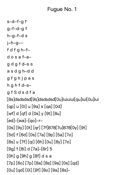 Fugue No. 1
