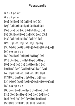 Passacaglia