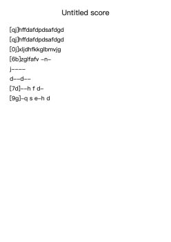 Untitled score