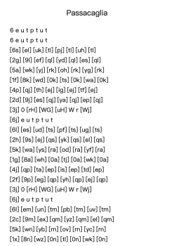 Passacaglia