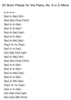 24 Short Pieces for the Piano, No. 6 in D Minor
