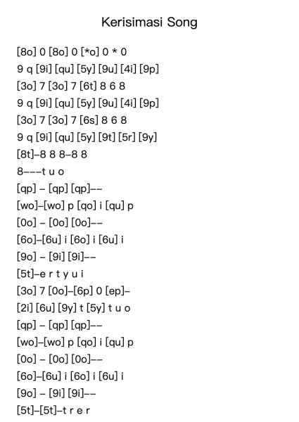 Kerisimasi Song