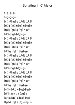 Sonatina in C Major