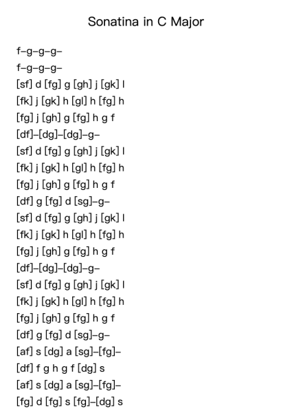Sonatina in C Major