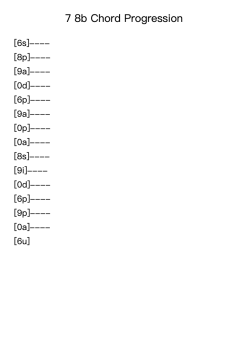 7 8b Chord Progression