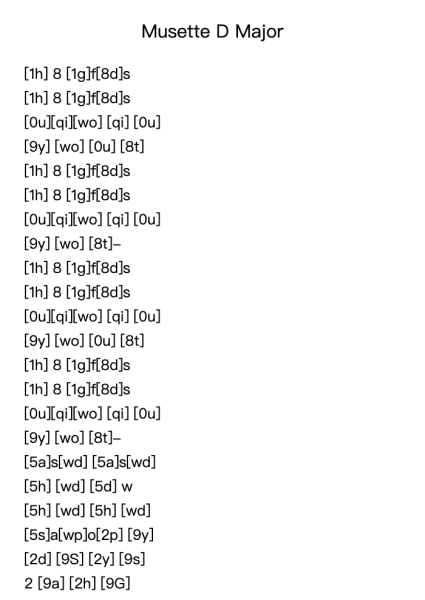 Musette in D Major, BWV Anh. 126
