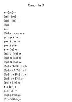 Canon in D Major