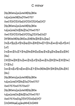 C minor