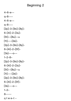 Beginning 2