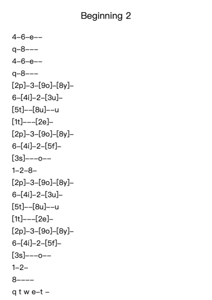 Beginning 2