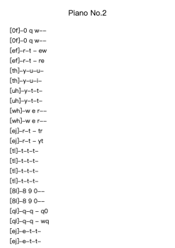 For Piano No.2
