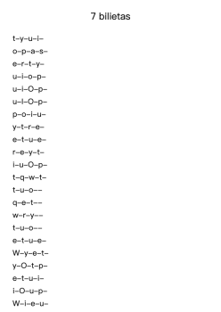 7 bilietas