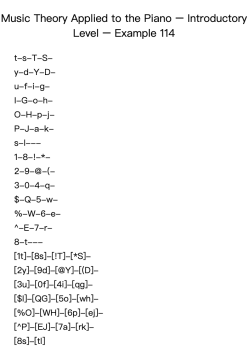 Music Theory Applied to the Piano – Introductory Level – Example 114
