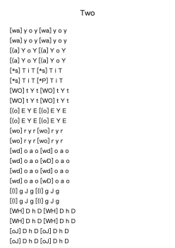 Two