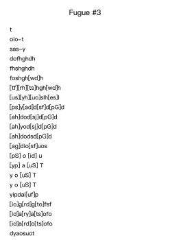 Fugue #3