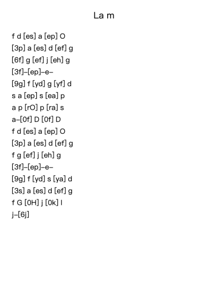 La minor, Op. 168