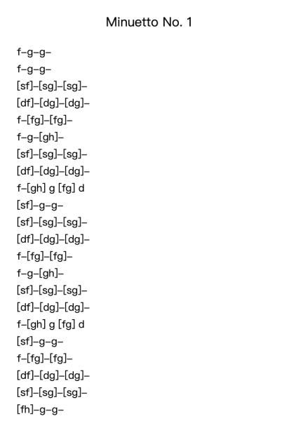 Minuetto - No. 1 from 24 Short and Easy Pieces