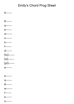 Emily's Chord Prog Sheet