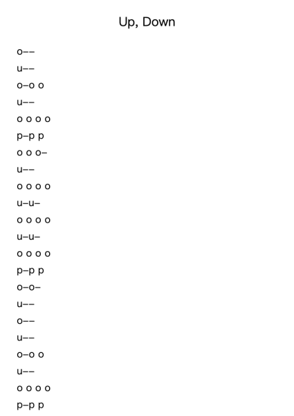 Up, Down