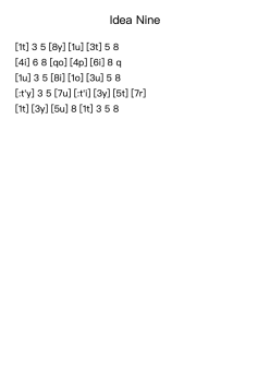 Idea Nine