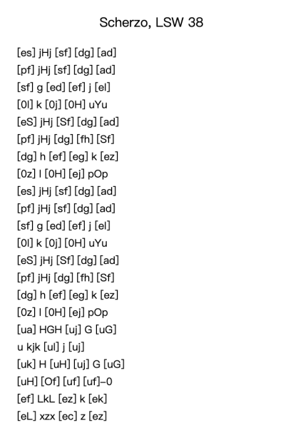 Scherzo in E Major, LSW 38