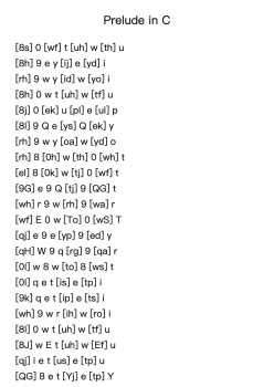 Prelude in C