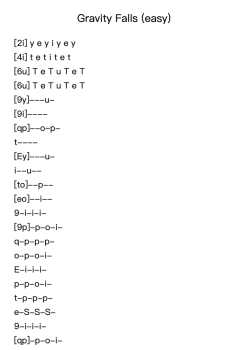 Gravity Falls (easy)