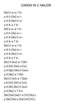 Canon in D Major