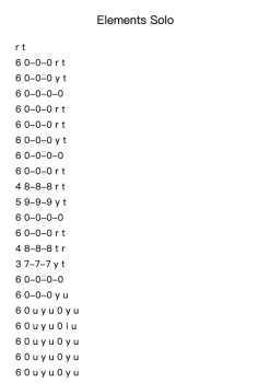 Elements Solo