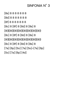 SINFONIA N° 3